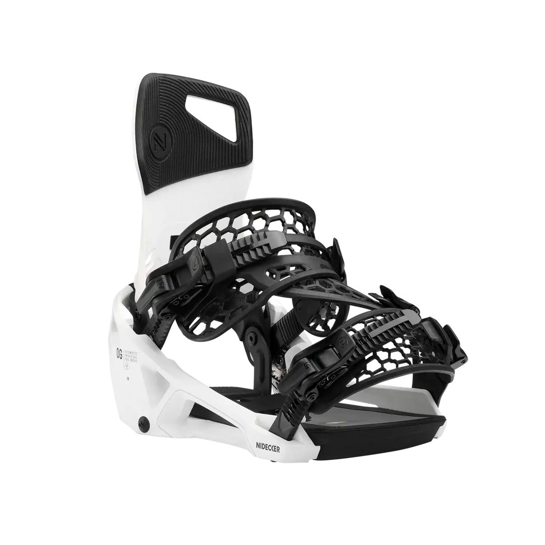Nidecker Supermatic OG White - Wiązania snowboardowe