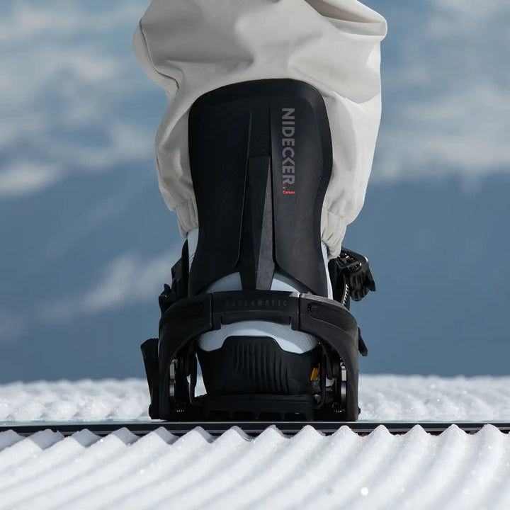 Nidecker Supermaric Carbon Black - Wiązania snowboardowe