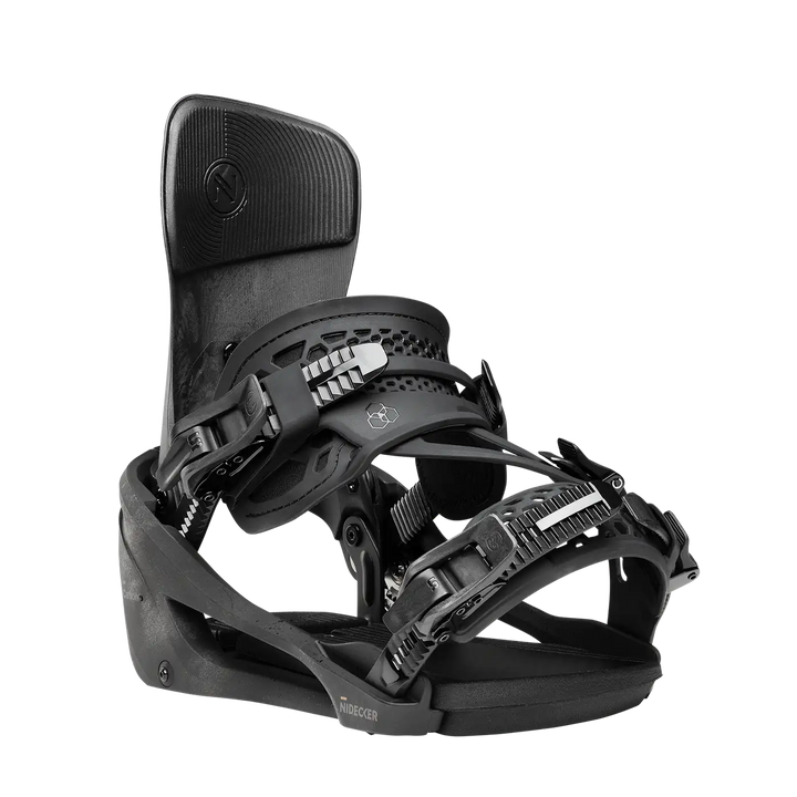 Nidecker Supermaric Carbon Black - Wiązania snowboardowe