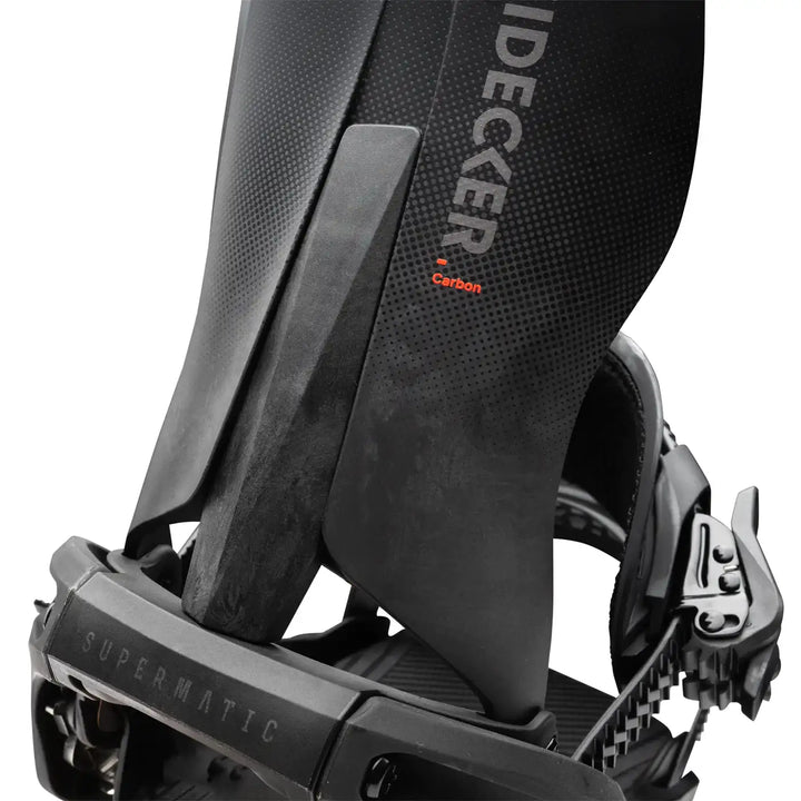 Nidecker Supermaric Carbon Black - Wiązania snowboardowe