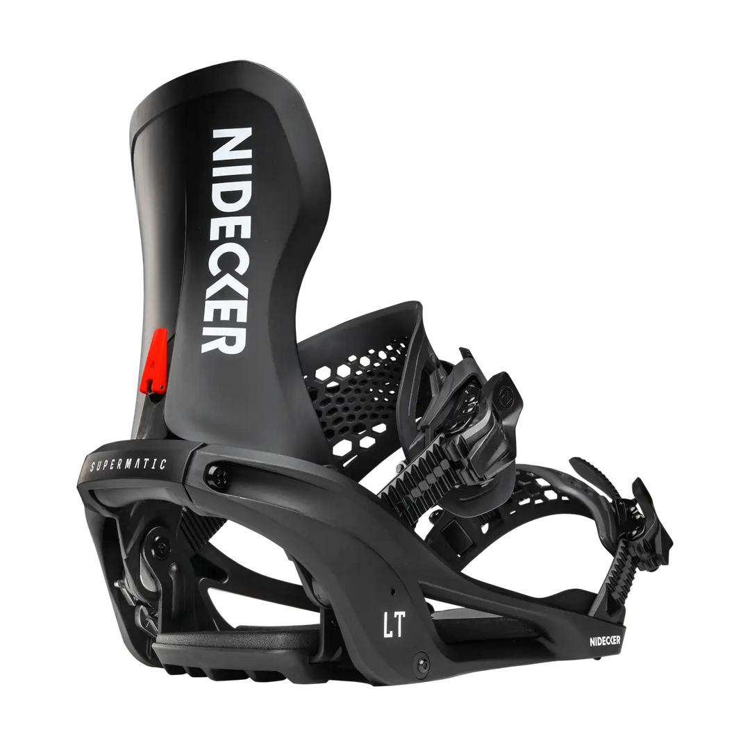 Nidecker Supermatic LT Black - Wiązania snowboardowe