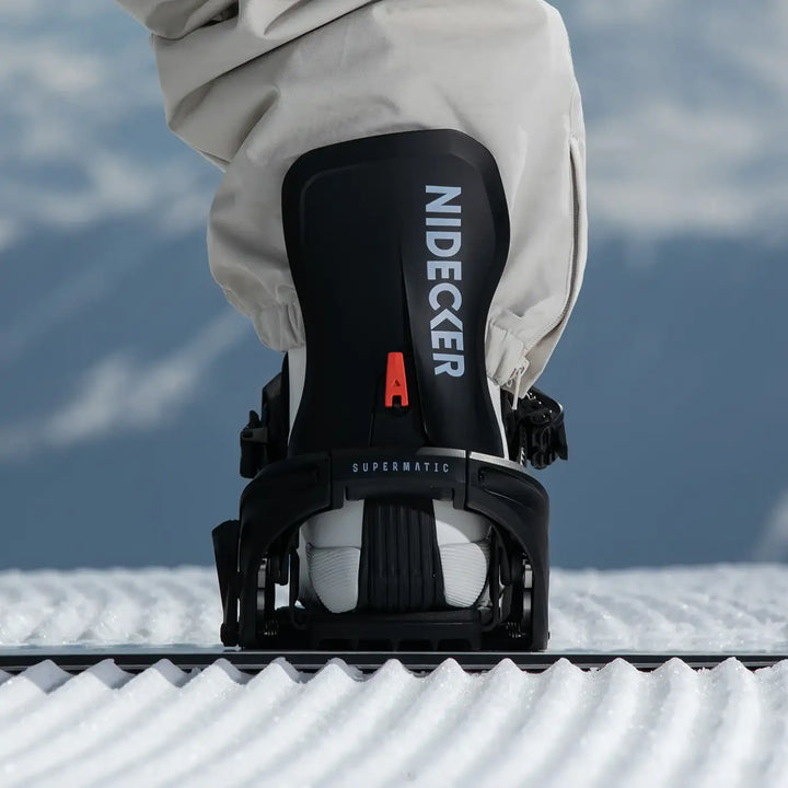 Nidecker Supermatic LT Black - Wiązania snowboardowe
