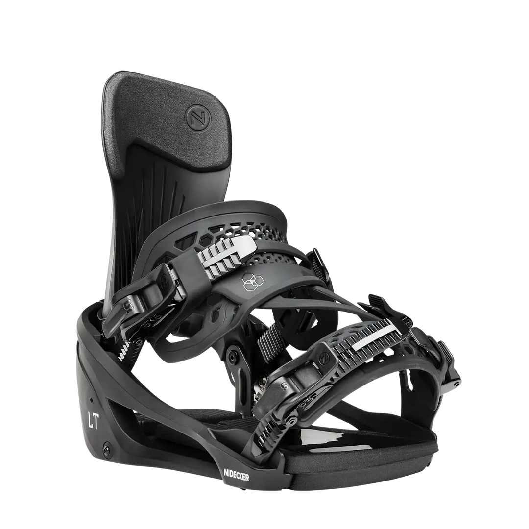 Nidecker Supermatic LT Black - Wiązania snowboardowe