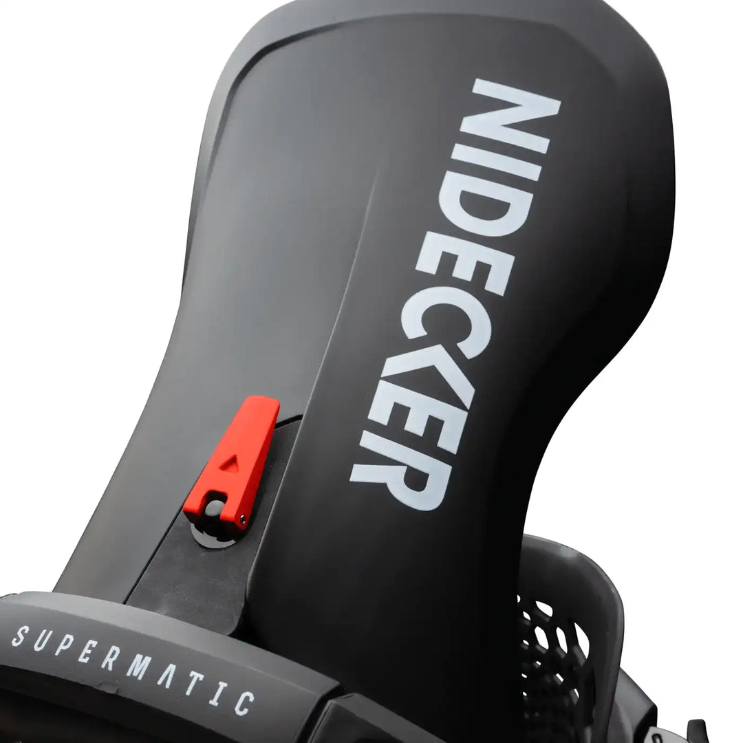 Nidecker Supermatic LT Black - Wiązania snowboardowe