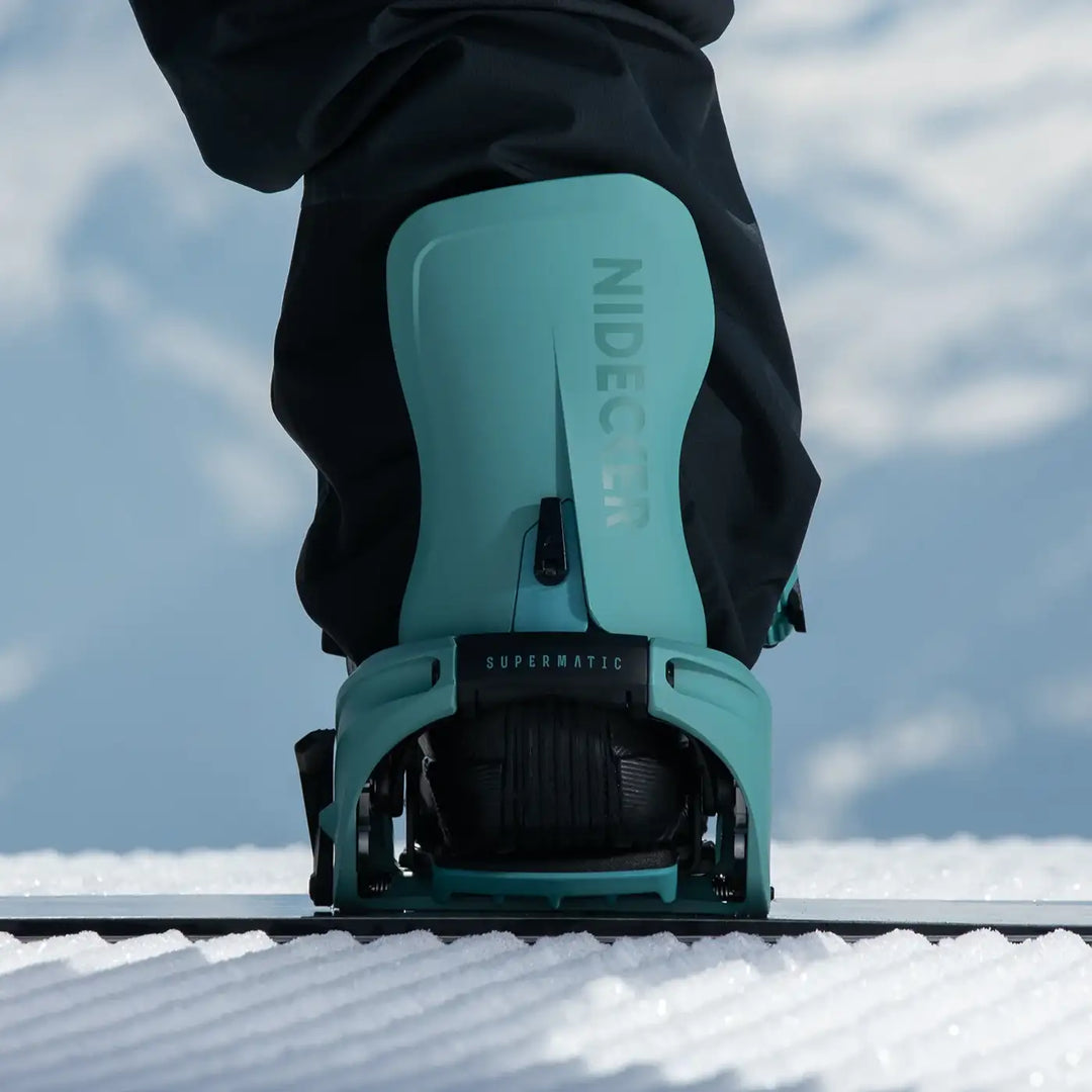 Nidecker Supermatic LT Teal - Wiązania snowboardowe