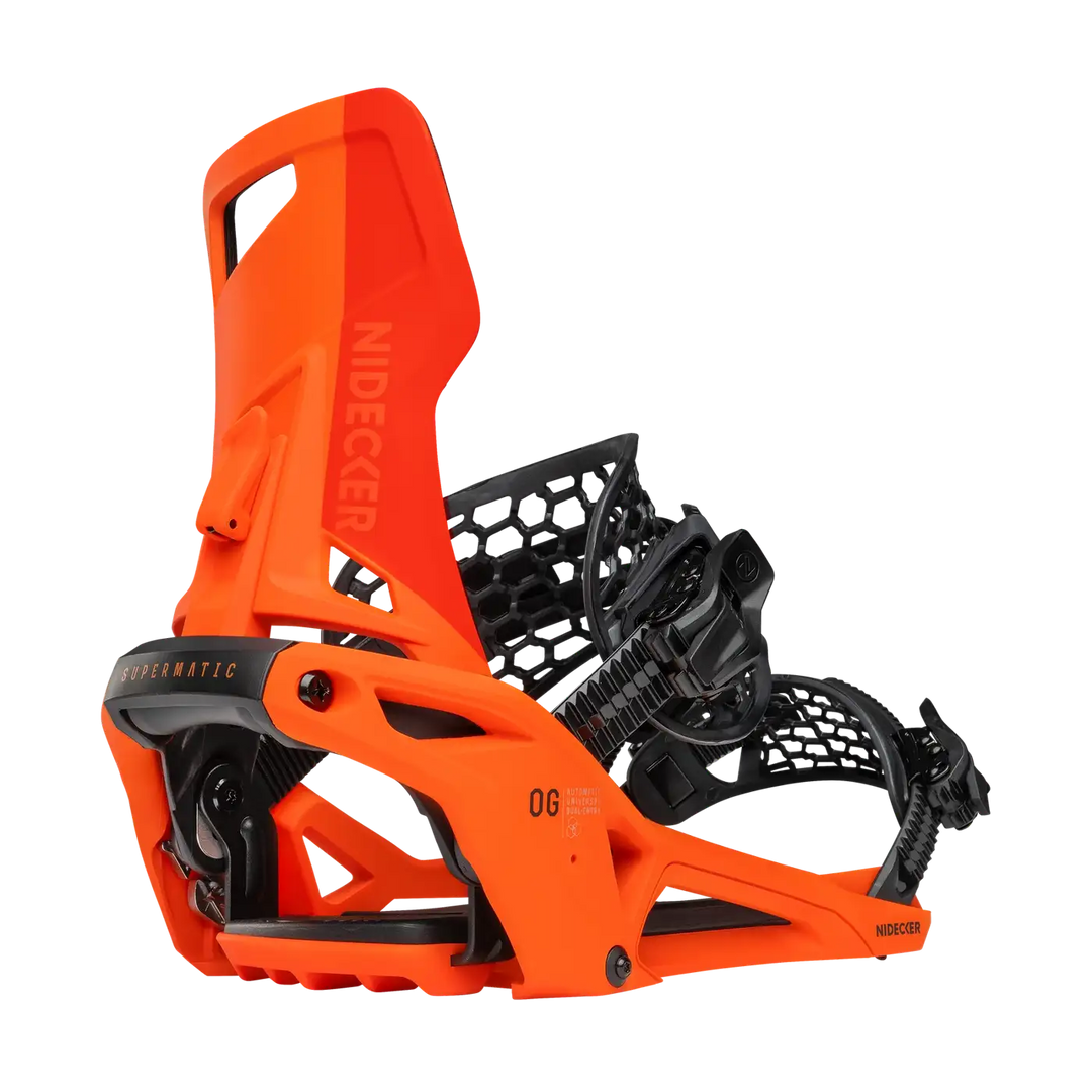 Nidecker Supermatic OG Paprika - Wiązania snowboardowe