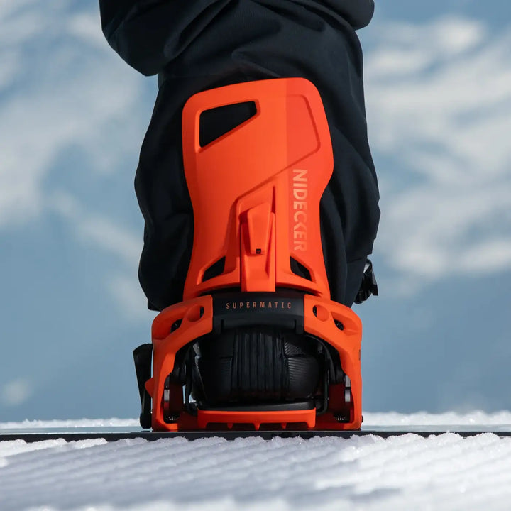 Nidecker Supermatic OG Paprika - Wiązania snowboardowe