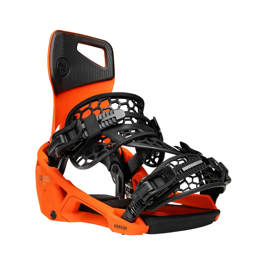 Nidecker Supermatic OG Paprika - Wiązania snowboardowe