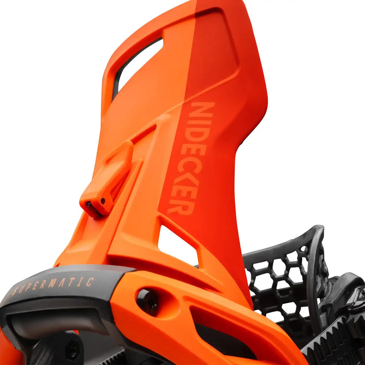 Nidecker Supermatic OG Paprika - Wiązania snowboardowe