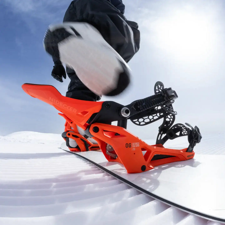 Nidecker Supermatic OG Paprika - Wiązania snowboardowe