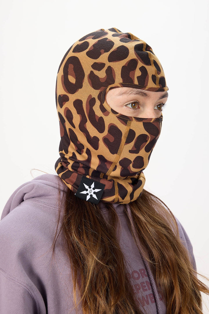 Airblaster Ninja Face Dark Leopard - Kominiarka snowboardowa