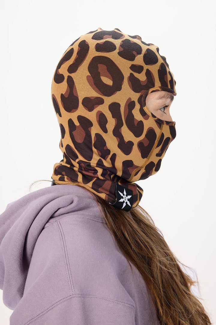 Airblaster Ninja Face Dark Leopard - Kominiarka snowboardowa