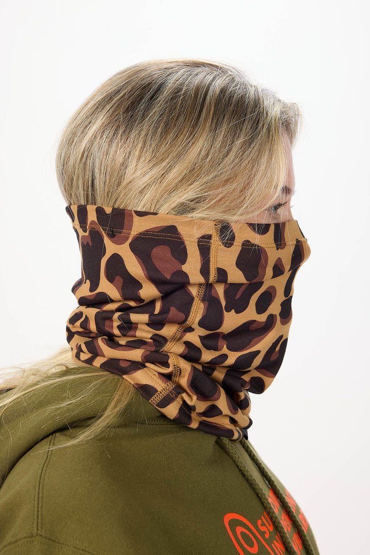 Airblaster Ninja Turtleneck Dark Leopard - Ocieplacz snowboardowy