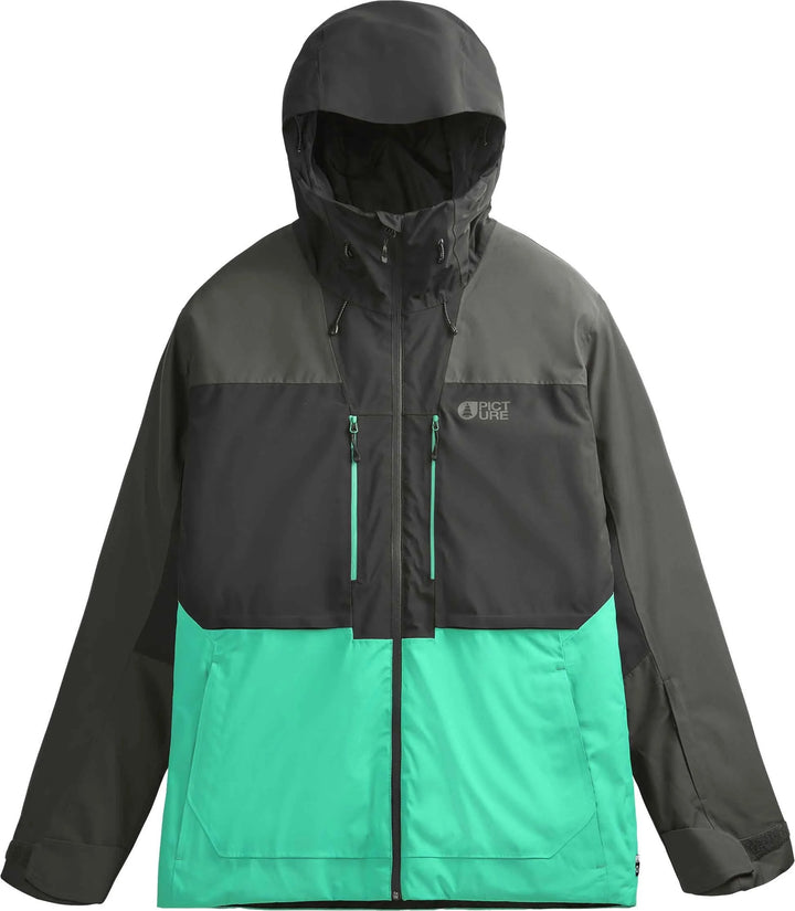 Picture Organic Object 20/20 Spectra Green/Black - Męska Kurtka Snowboardowa