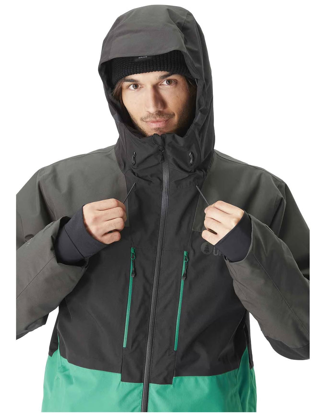Picture Organic Object 20/20 Spectra Green/Black - Męska Kurtka Snowboardowa