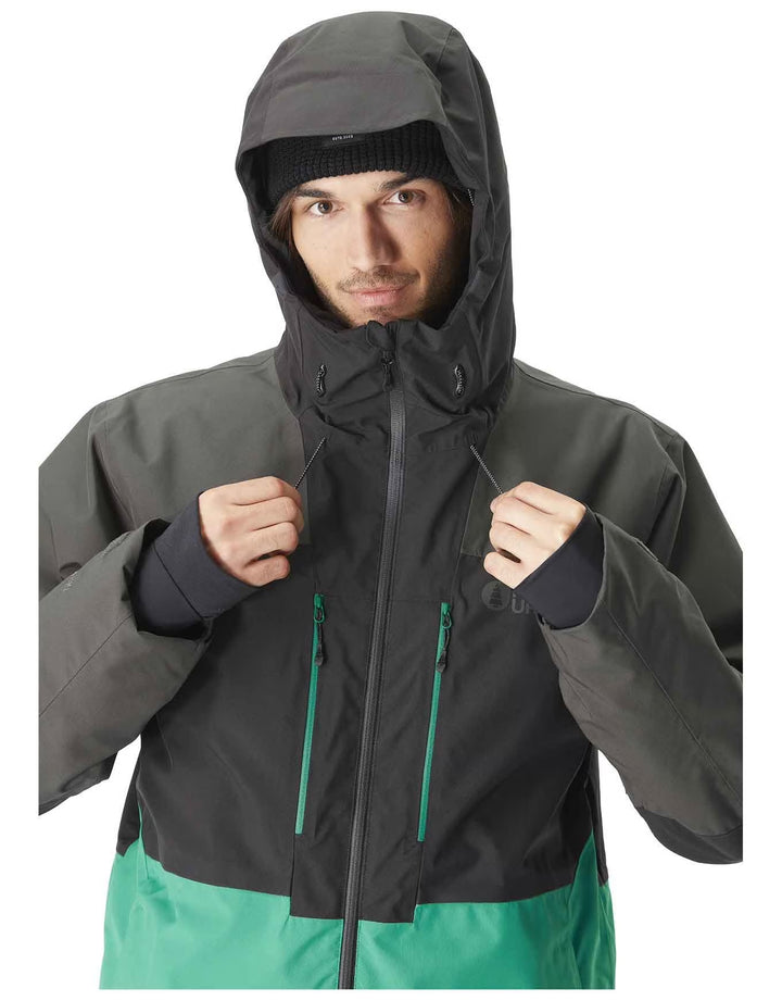 Picture Organic Object 20/20 Spectra Green/Black - Męska Kurtka Snowboardowa