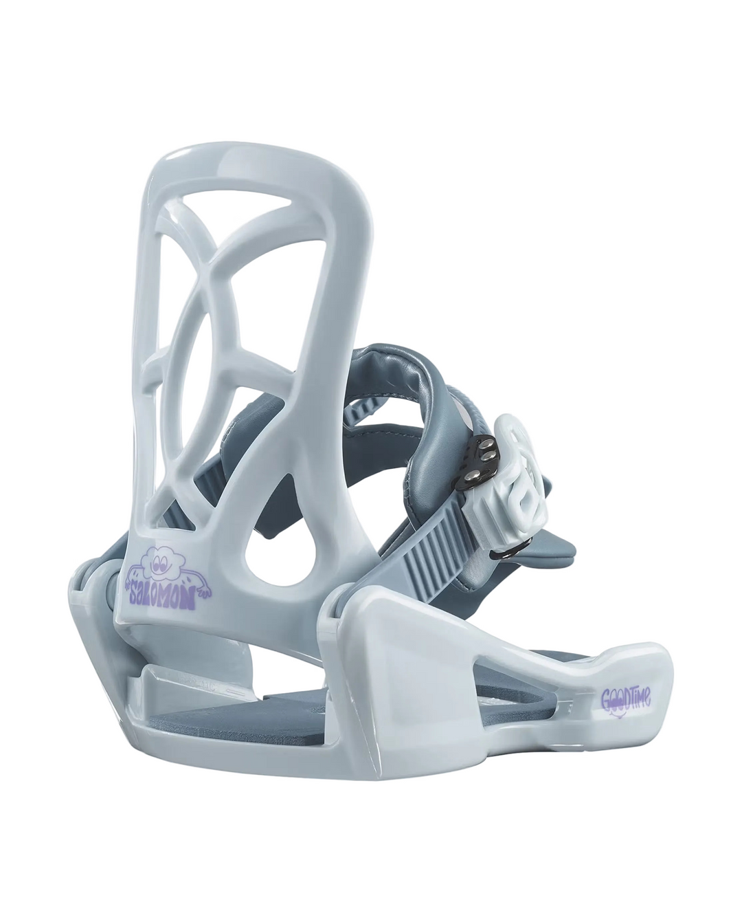 Salomon Goodtime Ice Blue/Blue Lagoon - Juniorskie wiązania snowboardowe