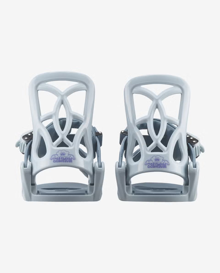 Salomon Goodtime Ice Blue/Blue Lagoon - Juniorskie wiązania snowboardowe