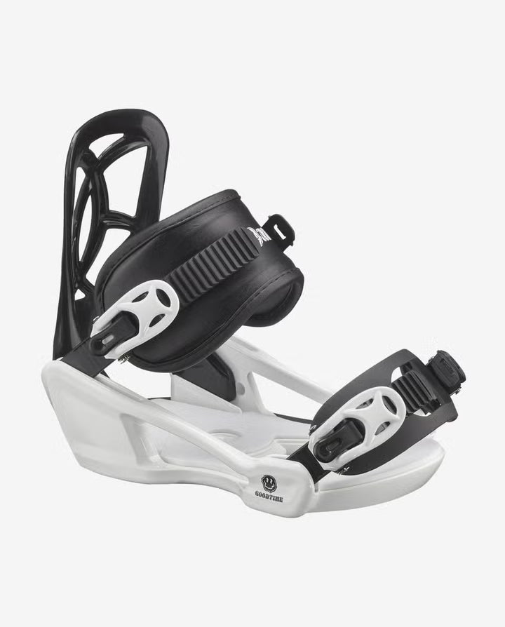 Salomon Goodtime Black/White - Juniorskie wiązania snowboardowe