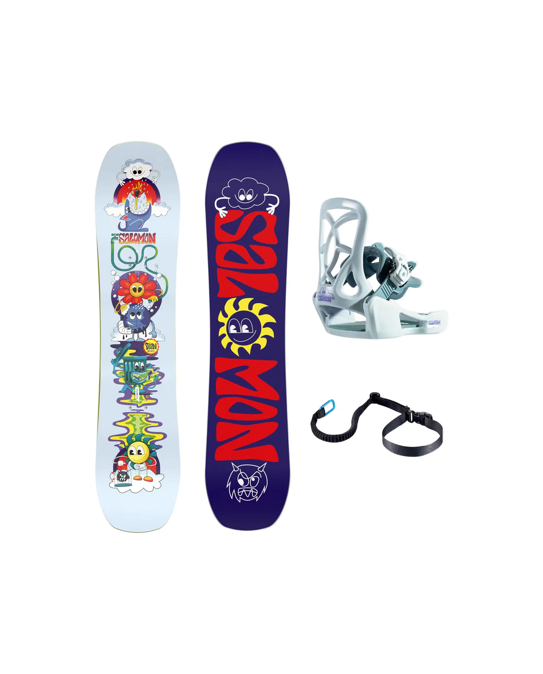 Salomon Team Package - Dziecięcy zestaw snowboardowy