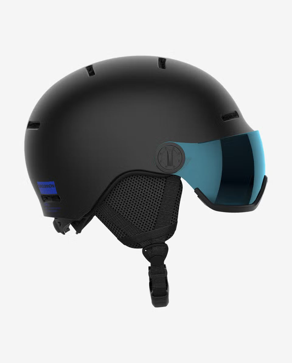 Salomon Orka Visor Black - Kask snowboardowy