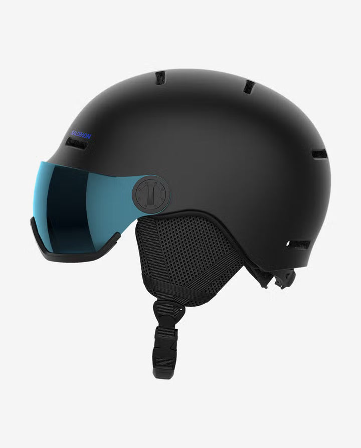 Salomon Orka Visor Black - Kask snowboardowy