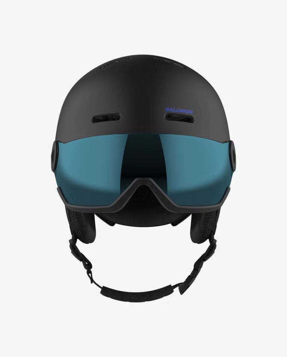 Salomon Orka Visor Black - Kask snowboardowy