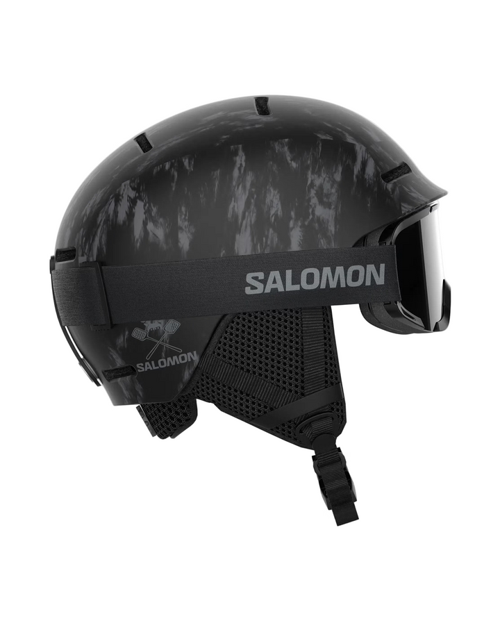 Salomon Player Combo Black Tie&amp;Dye - Juniorski kask i gogle