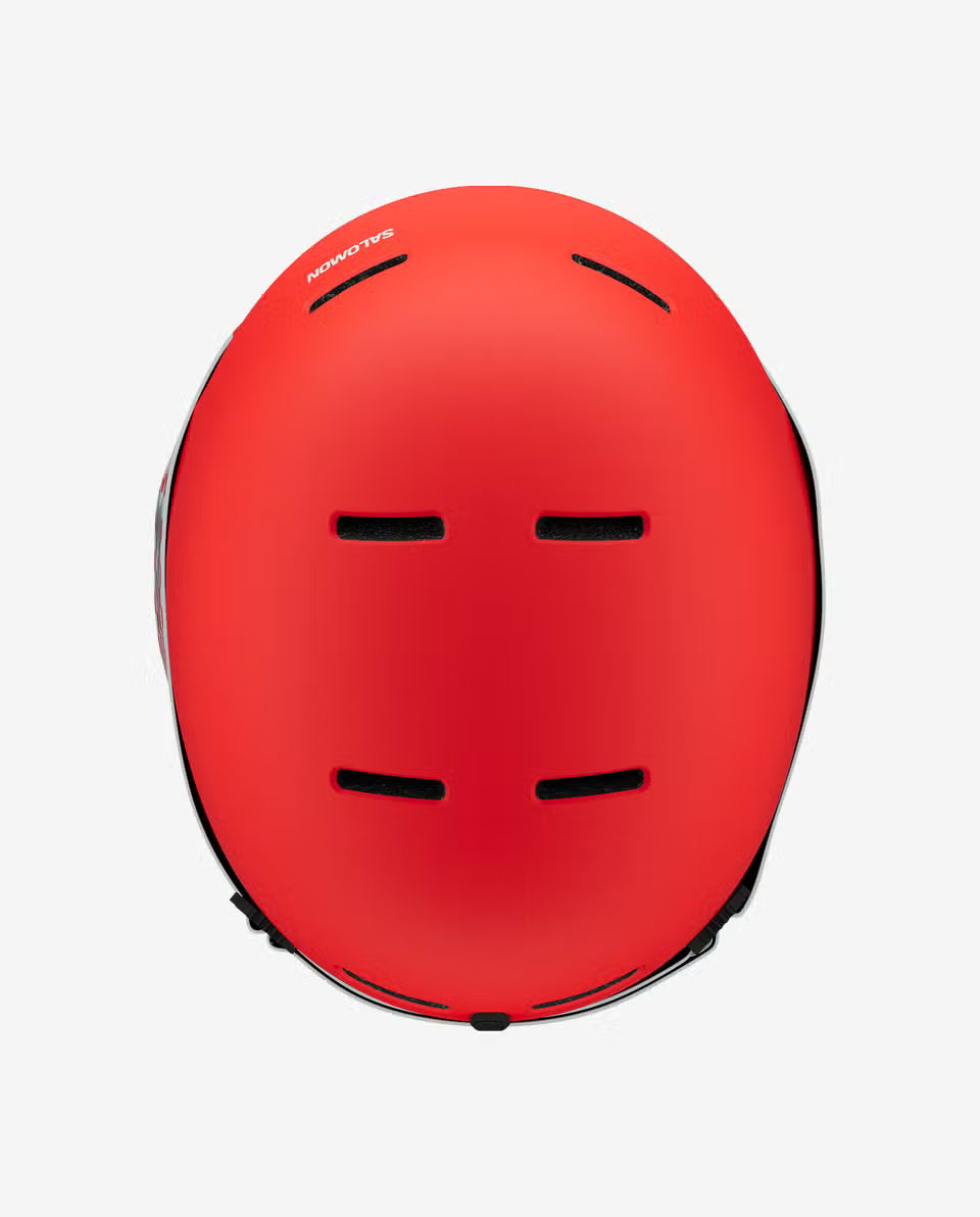 Salomon Player Combo Cherry Tomato - Kask snowboardowy