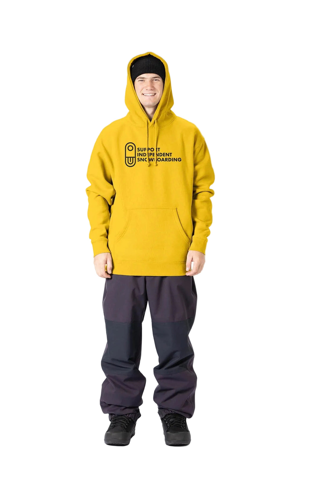 Airblaster Team Hoodie Gold - Uniseksowa bluza
