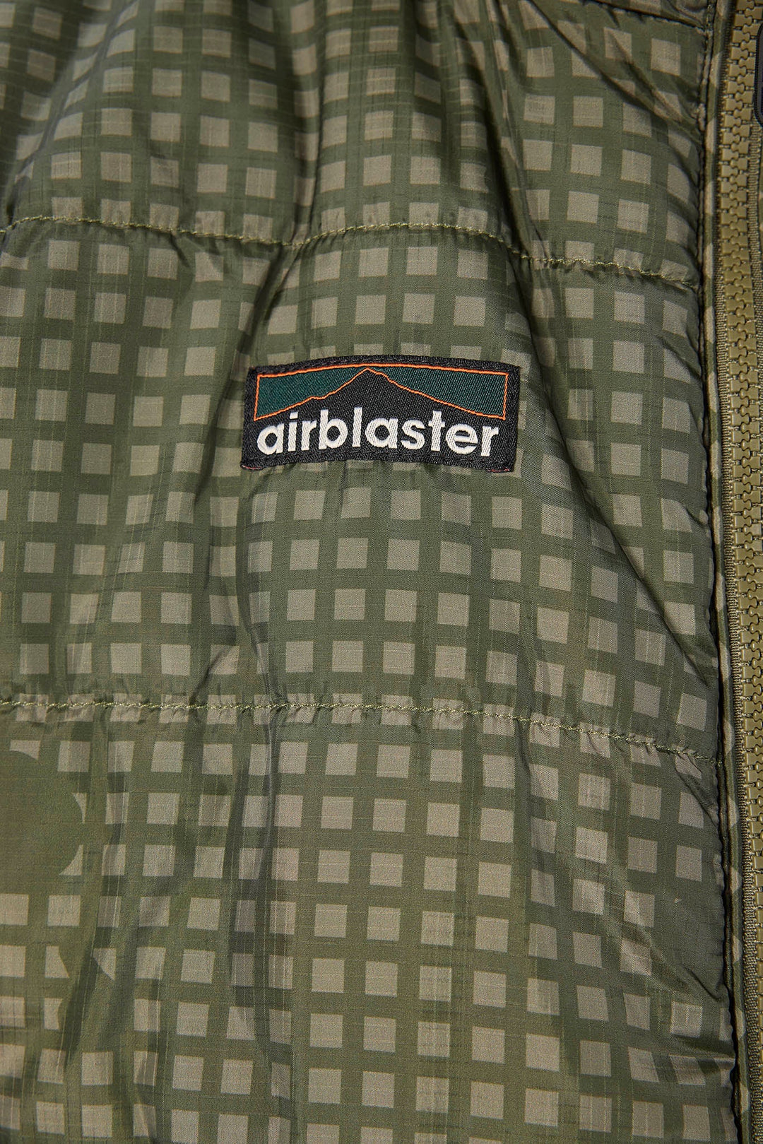 Airblaster Team Vest Olive Grid - Uniseksowa kamizelka