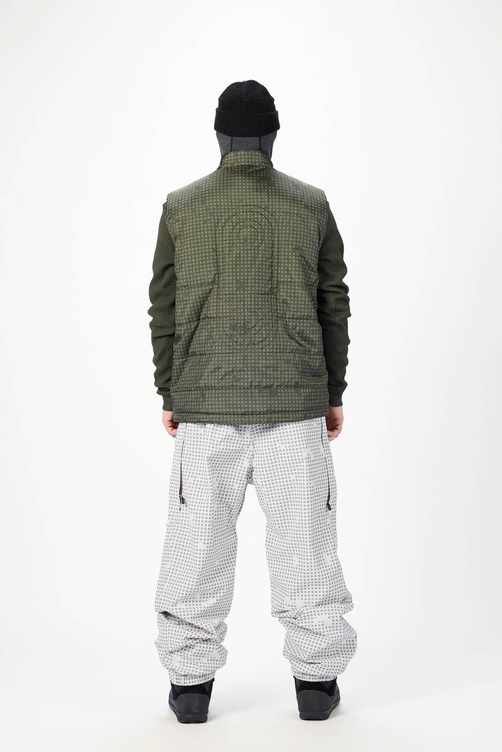Airblaster Team Vest Olive Grid - Uniseksowa kamizelka