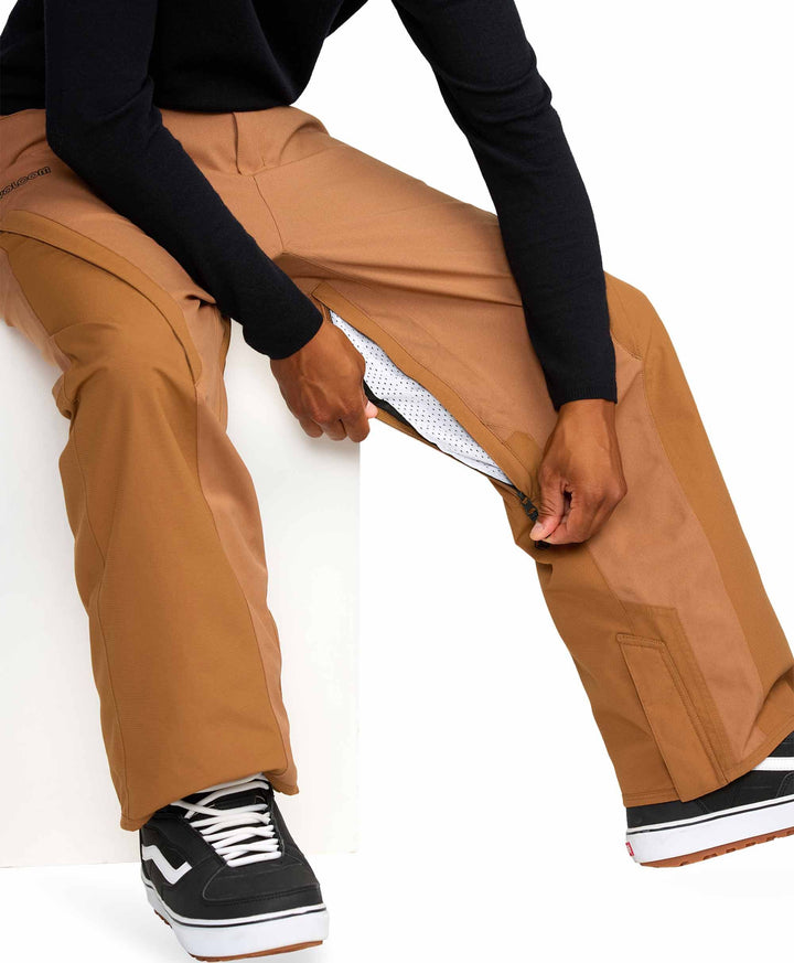 Volcom Meskie Spodnie Kleveland Terra Brown