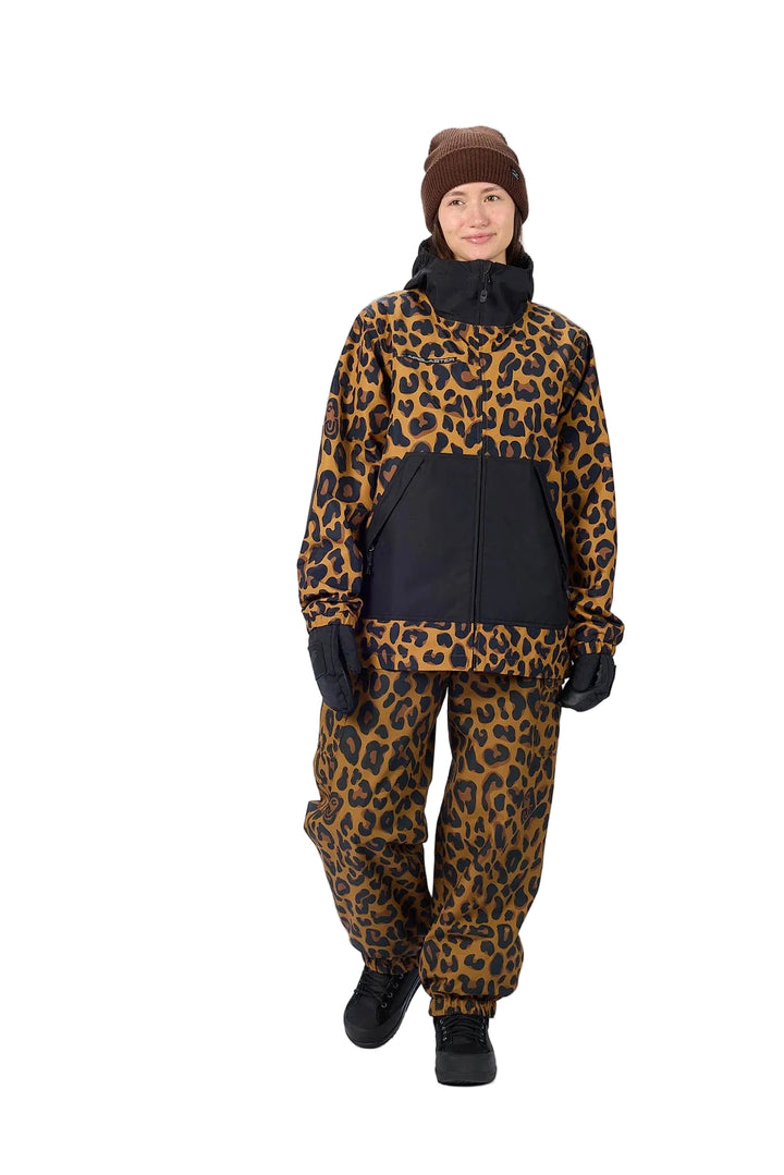 Airblaster Access Insulated Dark Leopard - Damska kurtka snowboardowa