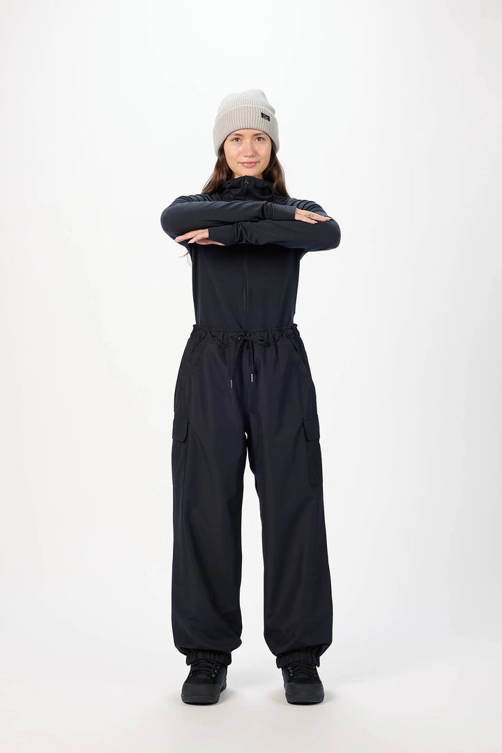 Airblaster Access Pant Black - Damskie spodnie snowboardowe