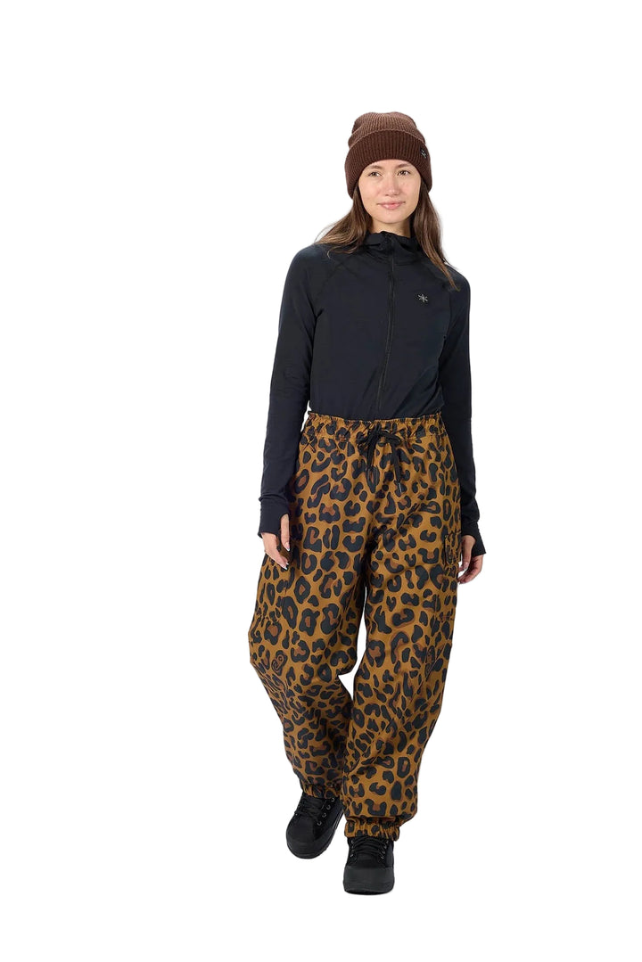 Airblaster Access Pant Insulated Dark Leopard - Damskie spodnie snowboardowe
