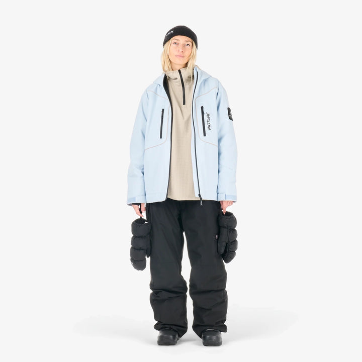 Picture Organic Akna Baggy 20/20 Black - Damskie Spodnie Snowboardowe