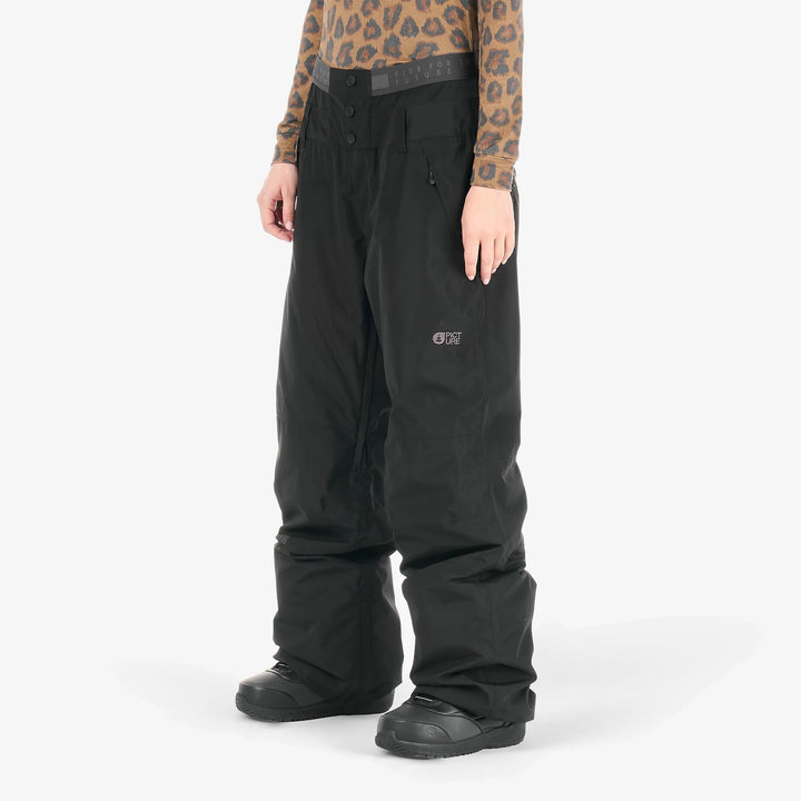 Picture Organic Akna Baggy 20/20 Black - Damskie Spodnie Snowboardowe