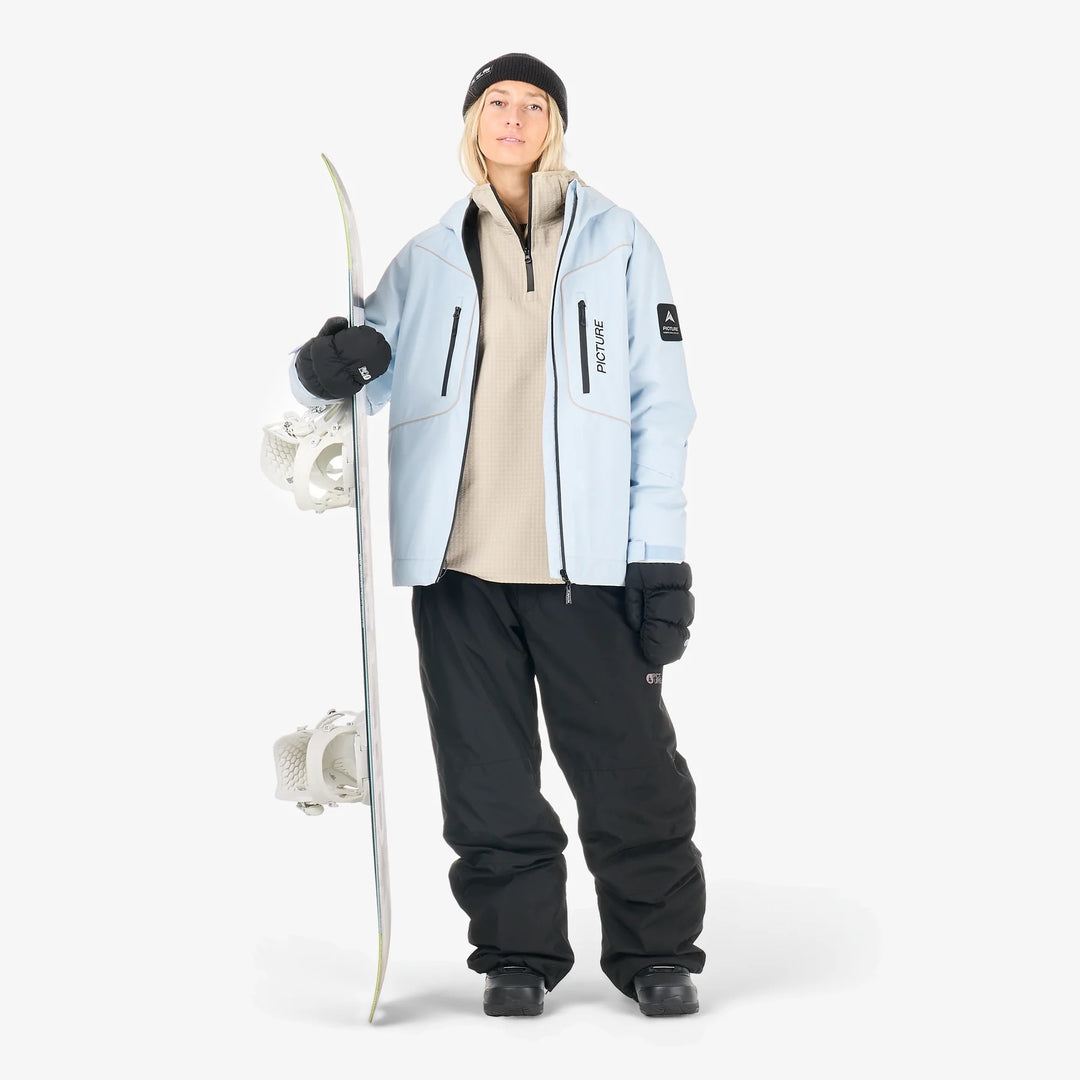 Picture Organic Akna Baggy 20/20 Black - Damskie Spodnie Snowboardowe