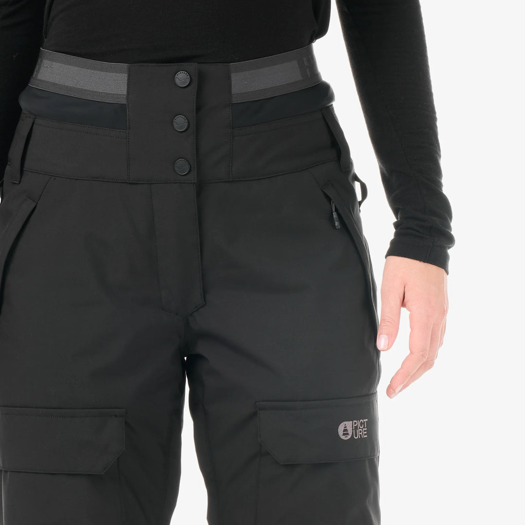 Picture Organic Treva 10/10 Black - Damskie Spodnie Snowboardowe