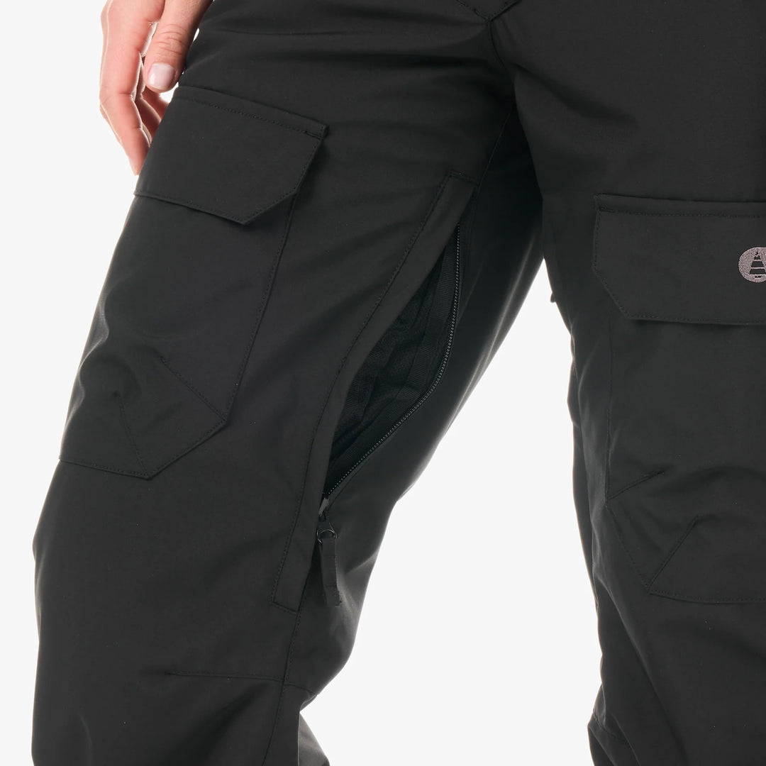 Picture Organic Treva 10/10 Black - Damskie Spodnie Snowboardowe