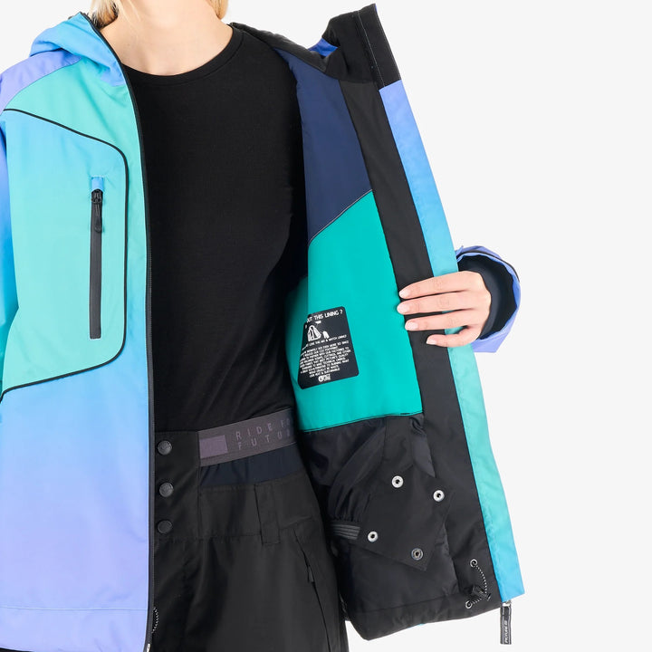 Picture Organic Luma Gradient 10/10 Frozen Gradient Print - Damska Kurtka Snowboardowa