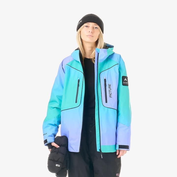 Picture Organic Luma Gradient 10/10 Frozen Gradient Print - Damska Kurtka Snowboardowa