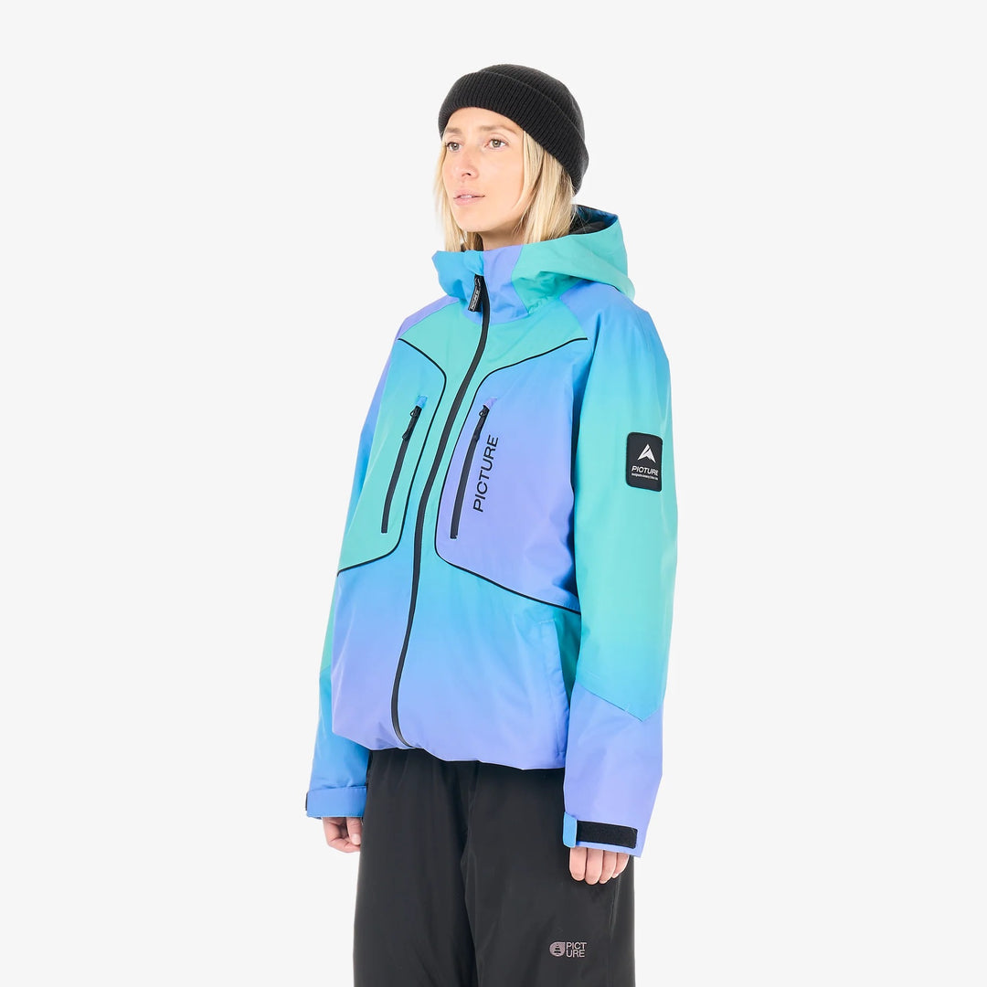 Picture Organic Luma Gradient 10/10 Frozen Gradient Print - Damska Kurtka Snowboardowa