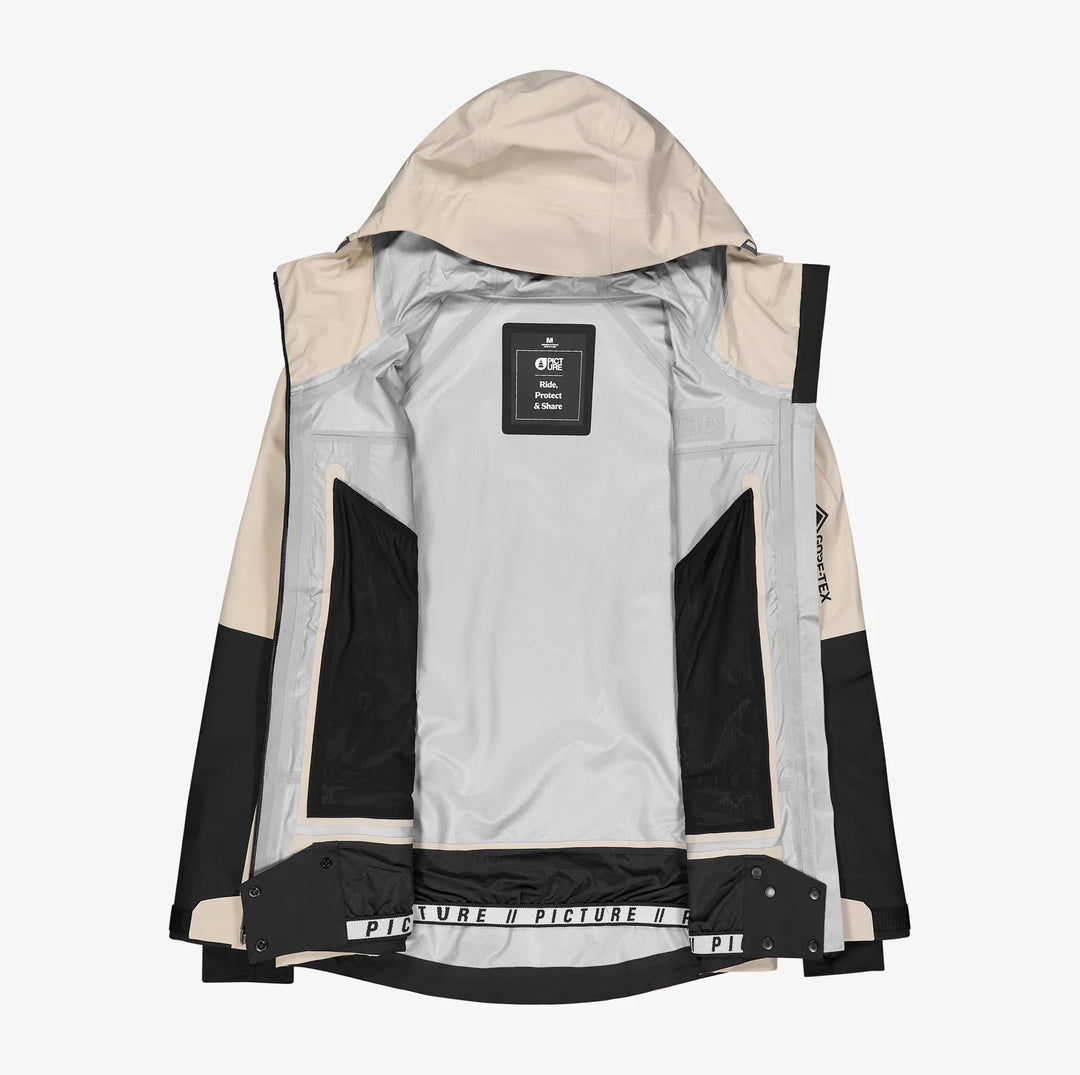 Picture Organic Huron Gore-Tex 3L Pure Cashmere - Męska Kurtka Snowboardowa