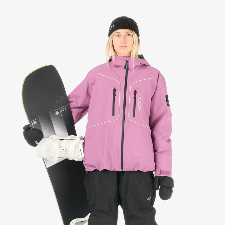Picture Organic Luma 10/10 Grape Nectar - Damska Kurtka Snowboardowa