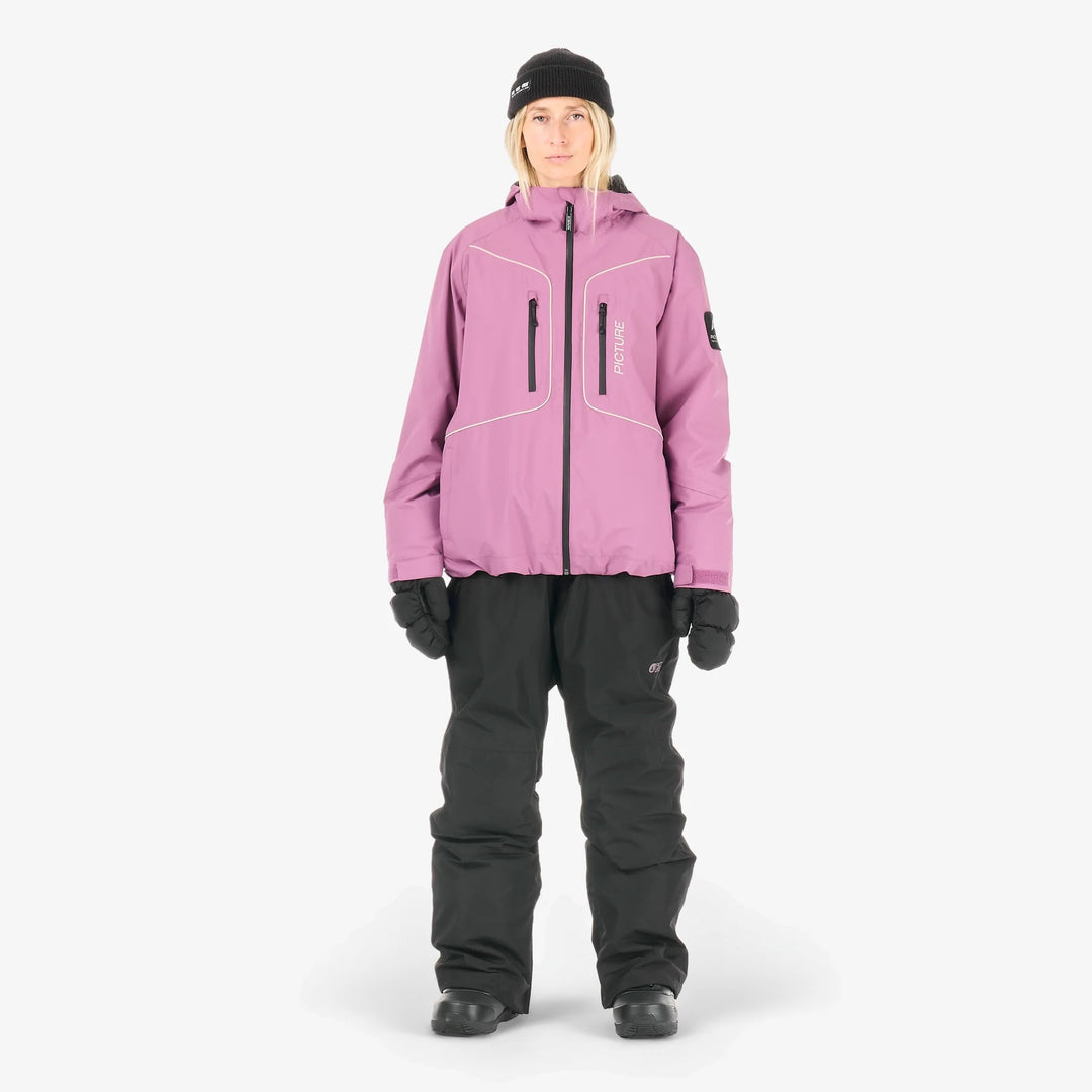 Picture Organic Luma 10/10 Grape Nectar - Damska Kurtka Snowboardowa