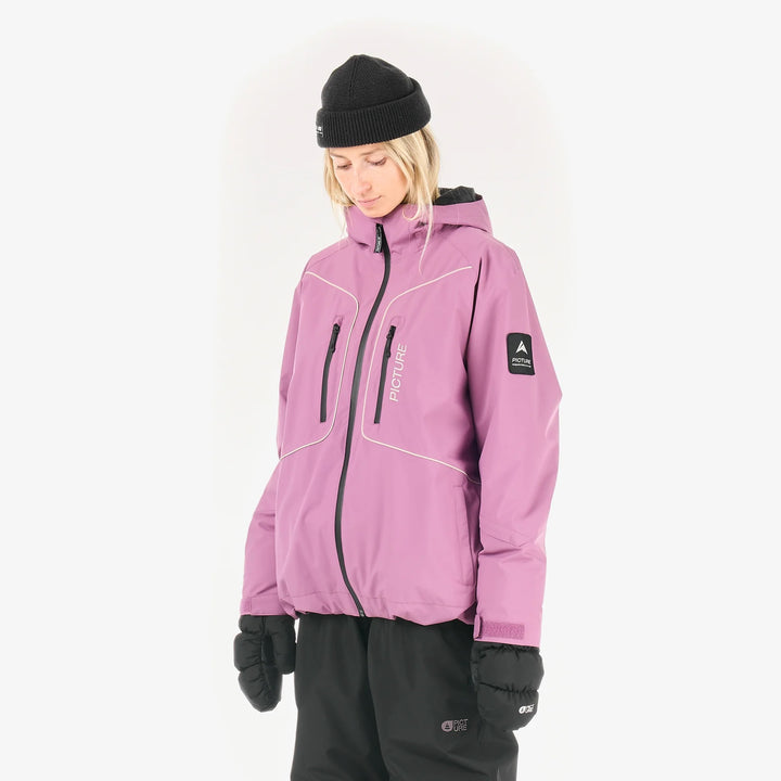 Picture Organic Luma 10/10 Grape Nectar - Damska Kurtka Snowboardowa