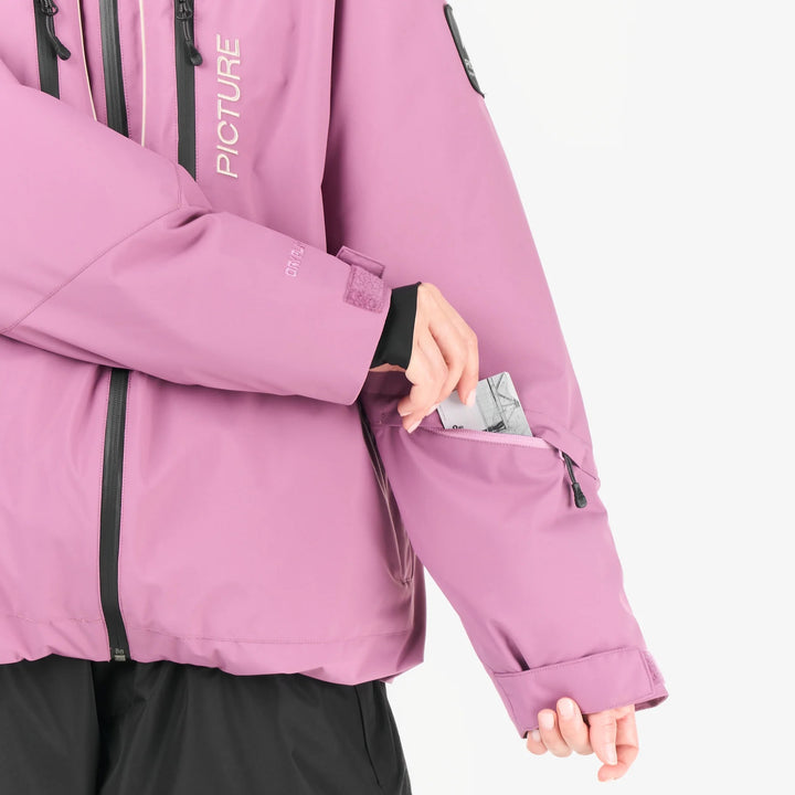 Picture Organic Luma 10/10 Grape Nectar - Damska Kurtka Snowboardowa