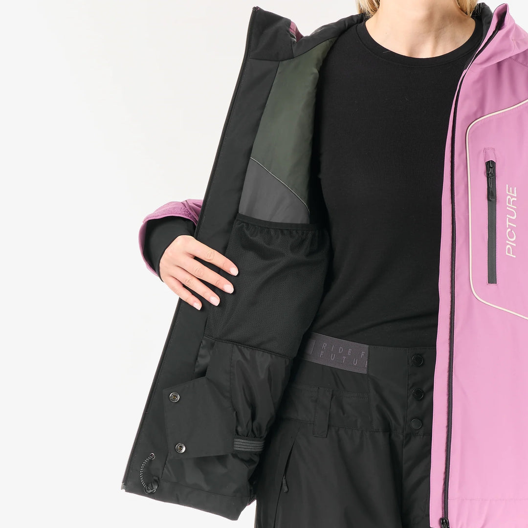 Picture Organic Luma 10/10 Grape Nectar - Damska Kurtka Snowboardowa